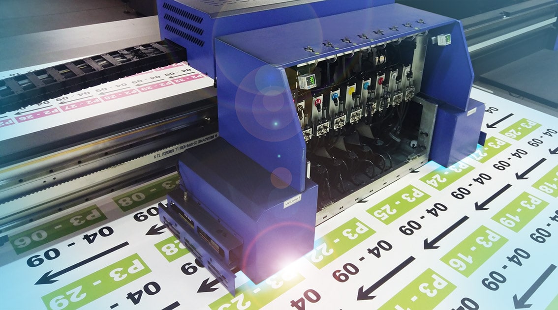 groot formaat uv printen op platen