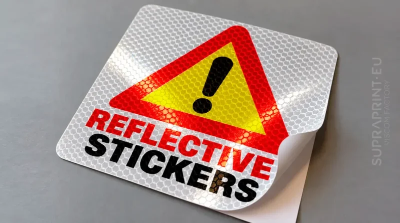 Reflecterende stickers met eigen opdruk
